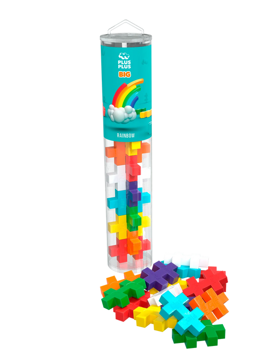 Plus Plus BIG 15 Piece Colour Mix Tubes