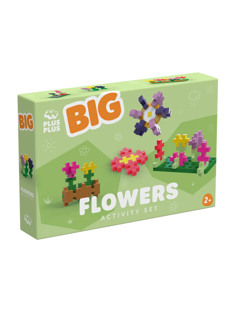 Plus Plus BIG 40 Piece Activity Set: Flowers