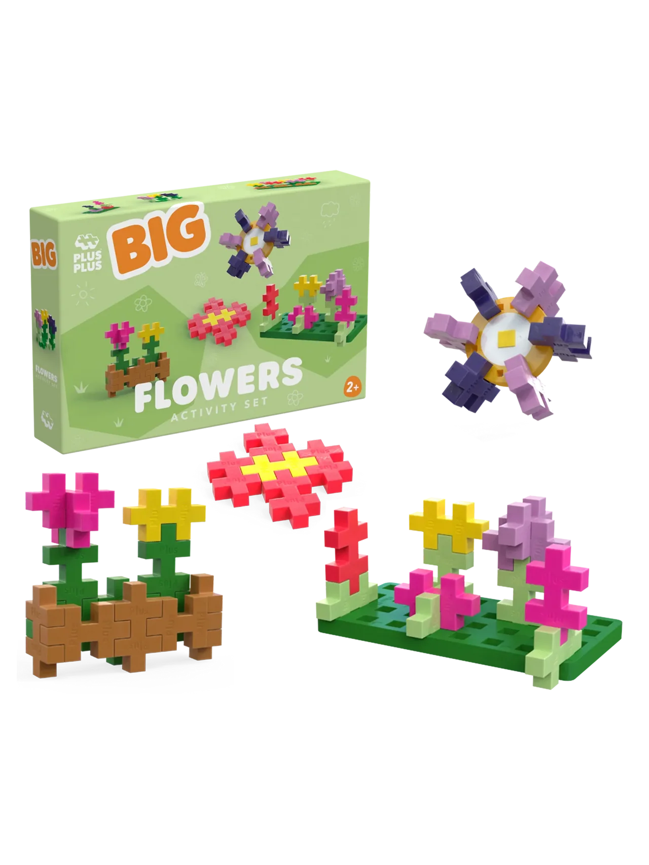 Plus Plus BIG 40 Piece Activity Set: Flowers