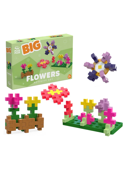 Plus Plus BIG 40 Piece Activity Set: Flowers