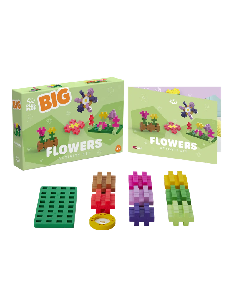 Plus Plus BIG 40 Piece Activity Set: Flowers