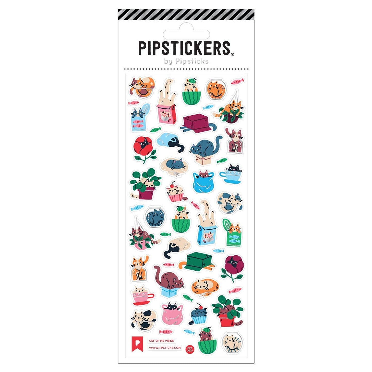 Cat-ch Me Inside Stickers