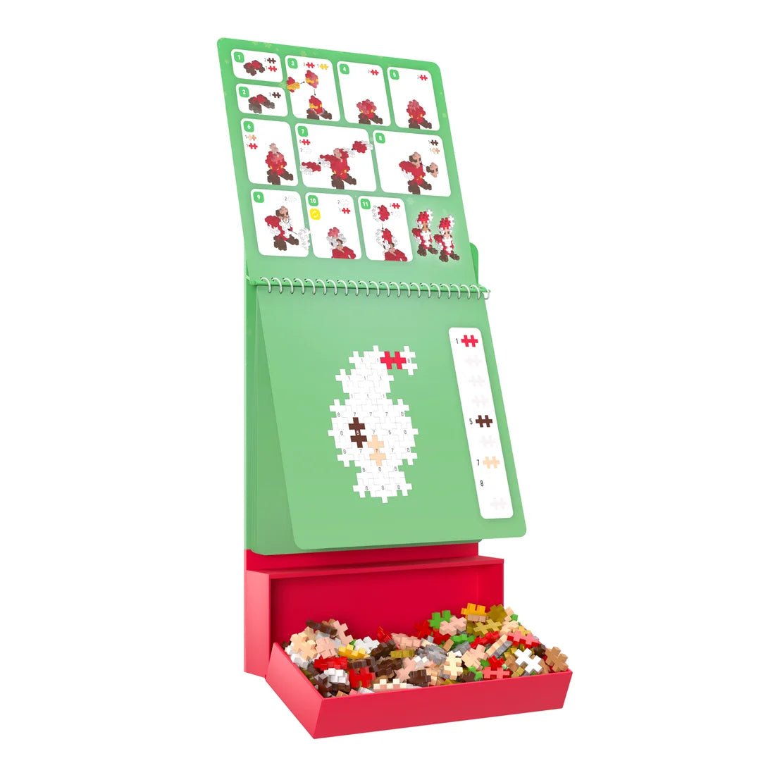 Plus Plus Puzzle by Number - Christmas