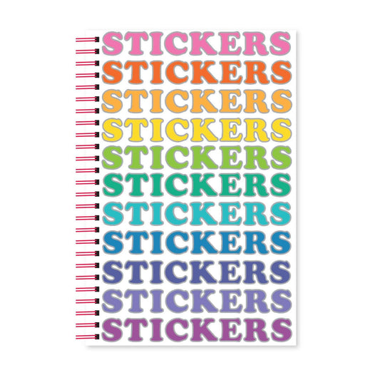 Colourful Reusable Sticker Book