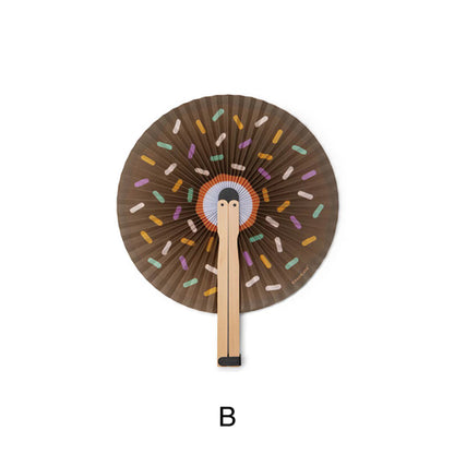 Food Paper Fan