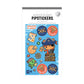 Pirate Pizza Party Scratch and Sniff Stickers