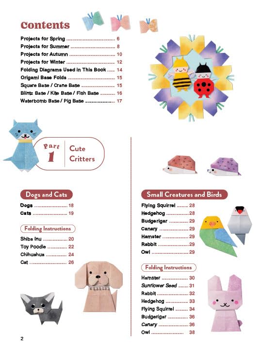 Kawaii Origami Animals