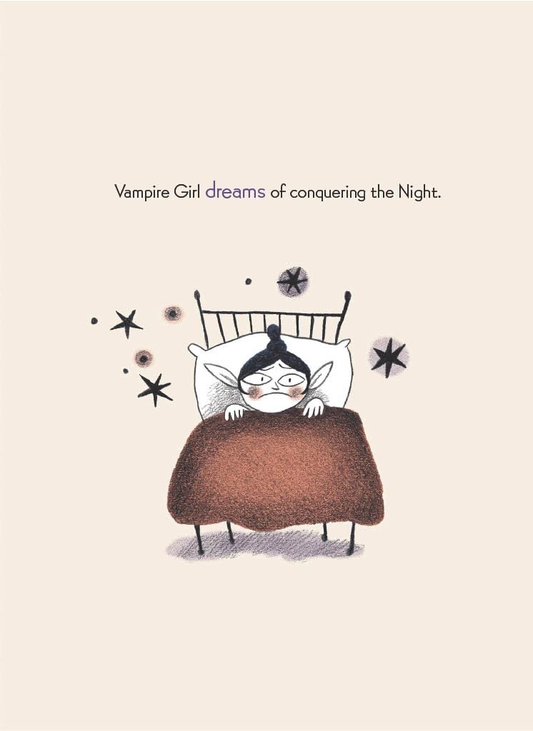 Vampire Girl Conquers the Night - Hardcover Picture Book