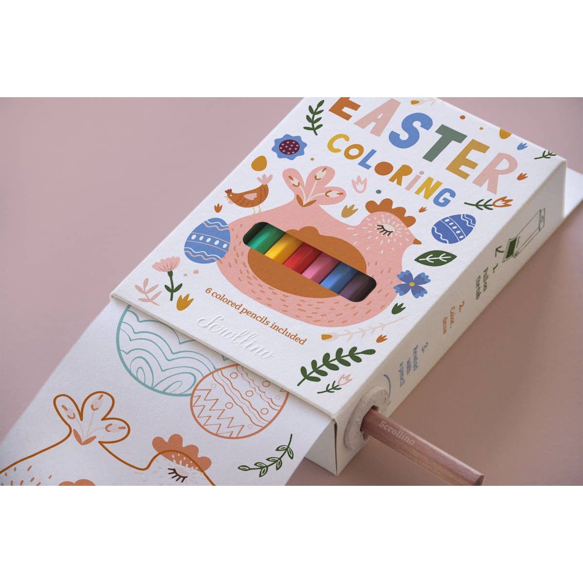 Easter Colouring Scroll