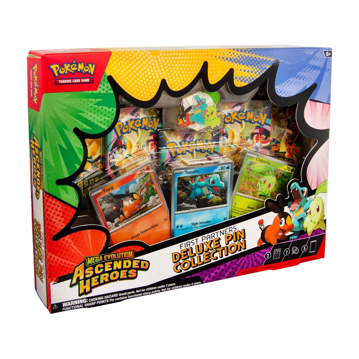 Pokémon TCG: Mega Evolution Ascended Heroes First Partners Deluxe Pin Collection