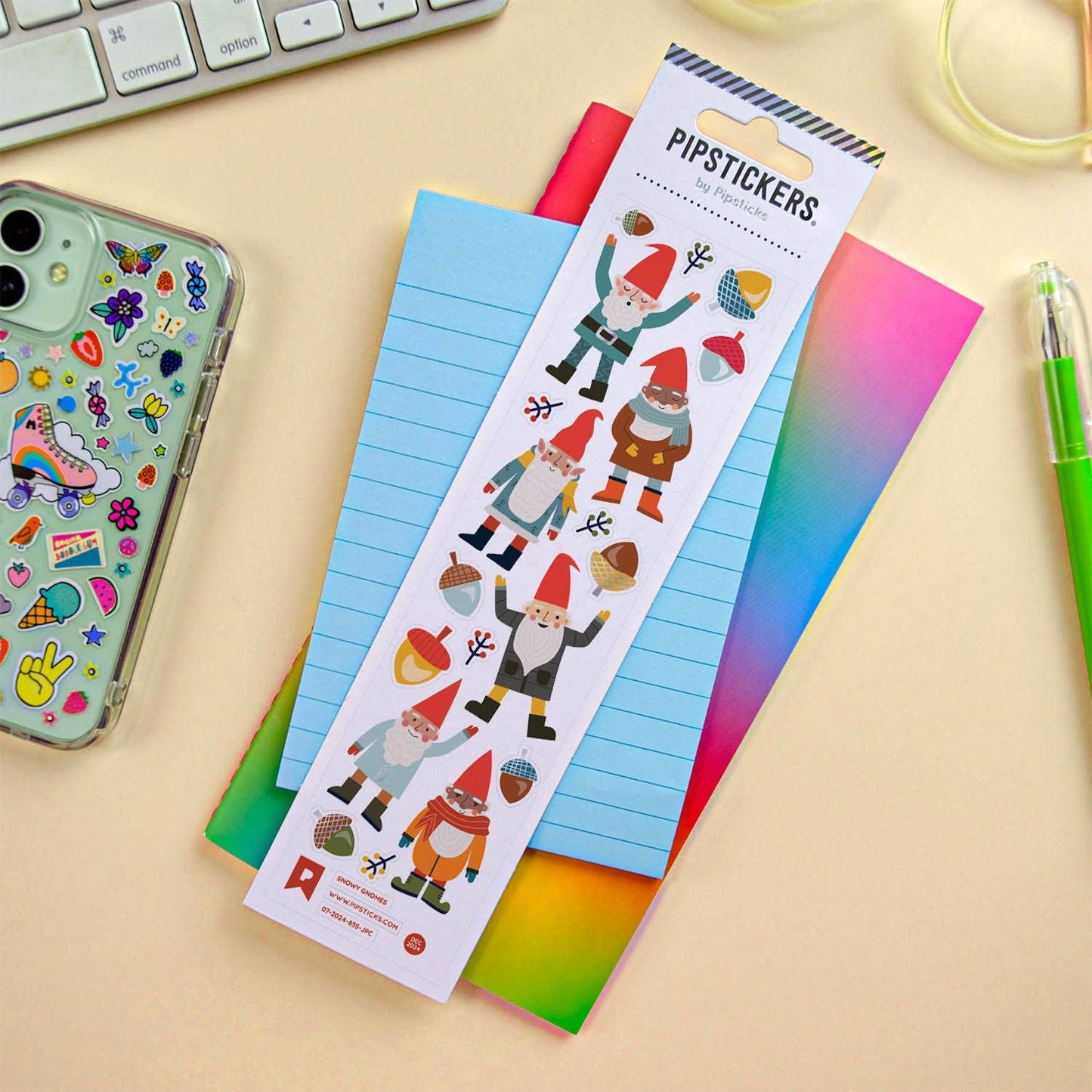 Snowy Gnomes Stickers