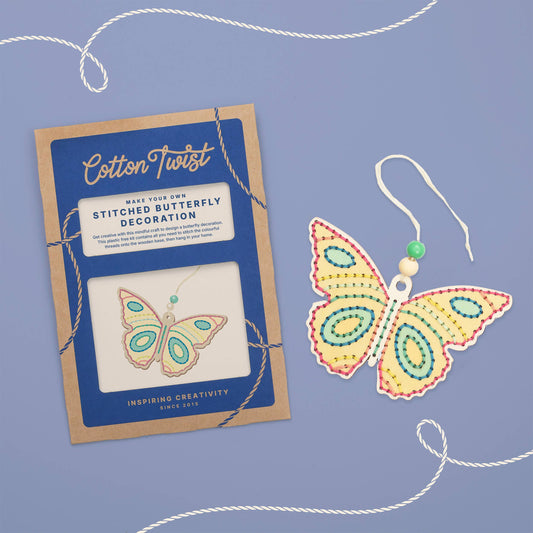 Make Your Own Stitched Butterfly Decoration