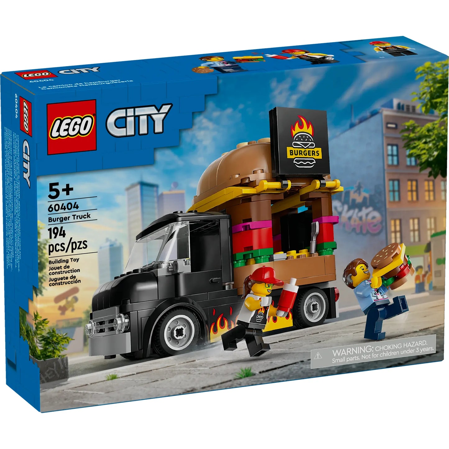 City: Burger Truck Building Set