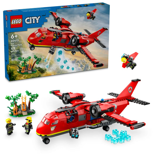 City: Fire Rescue Plane Building Set