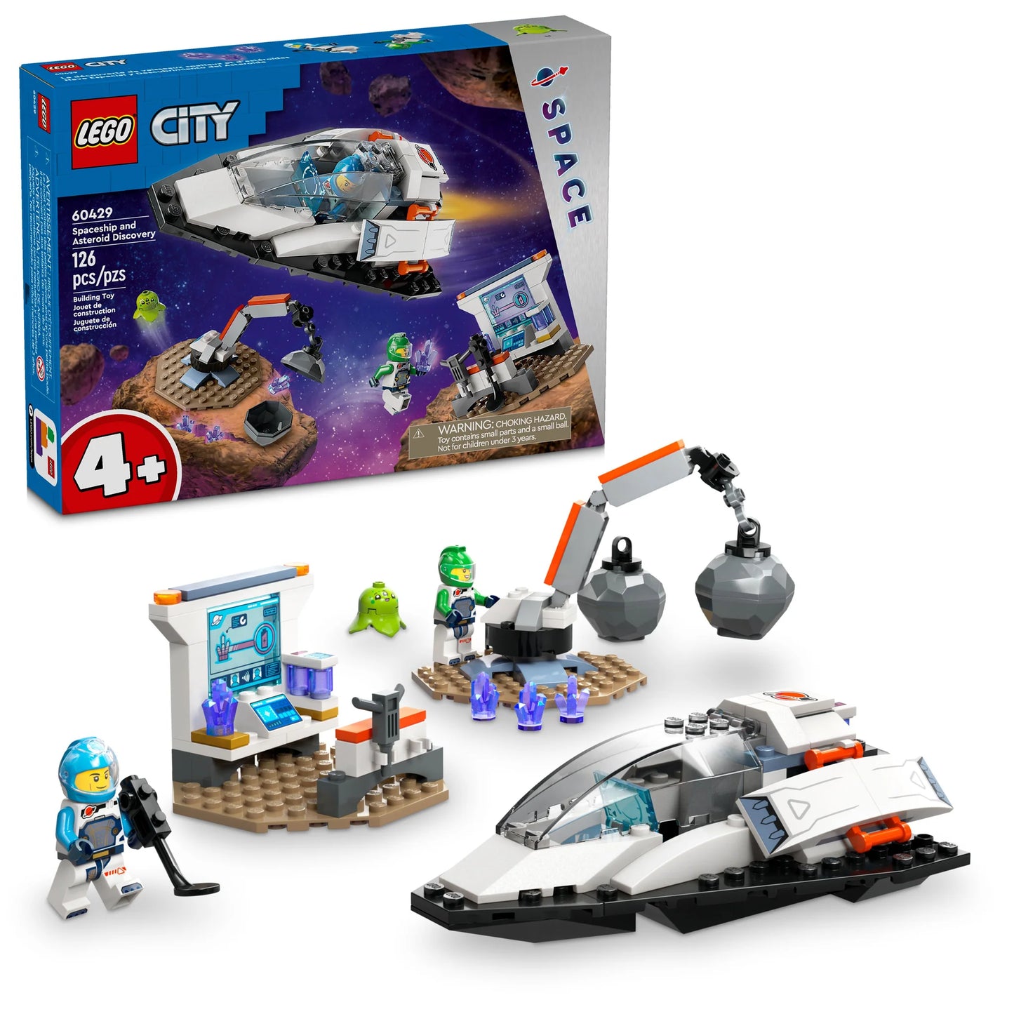 City Space: Spaceship and Asteroid Discovery Building Set