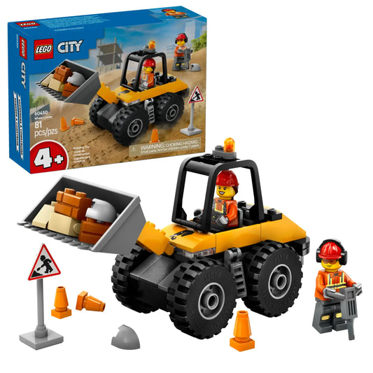 City: Yellow Construction Wheel Loader Building Set