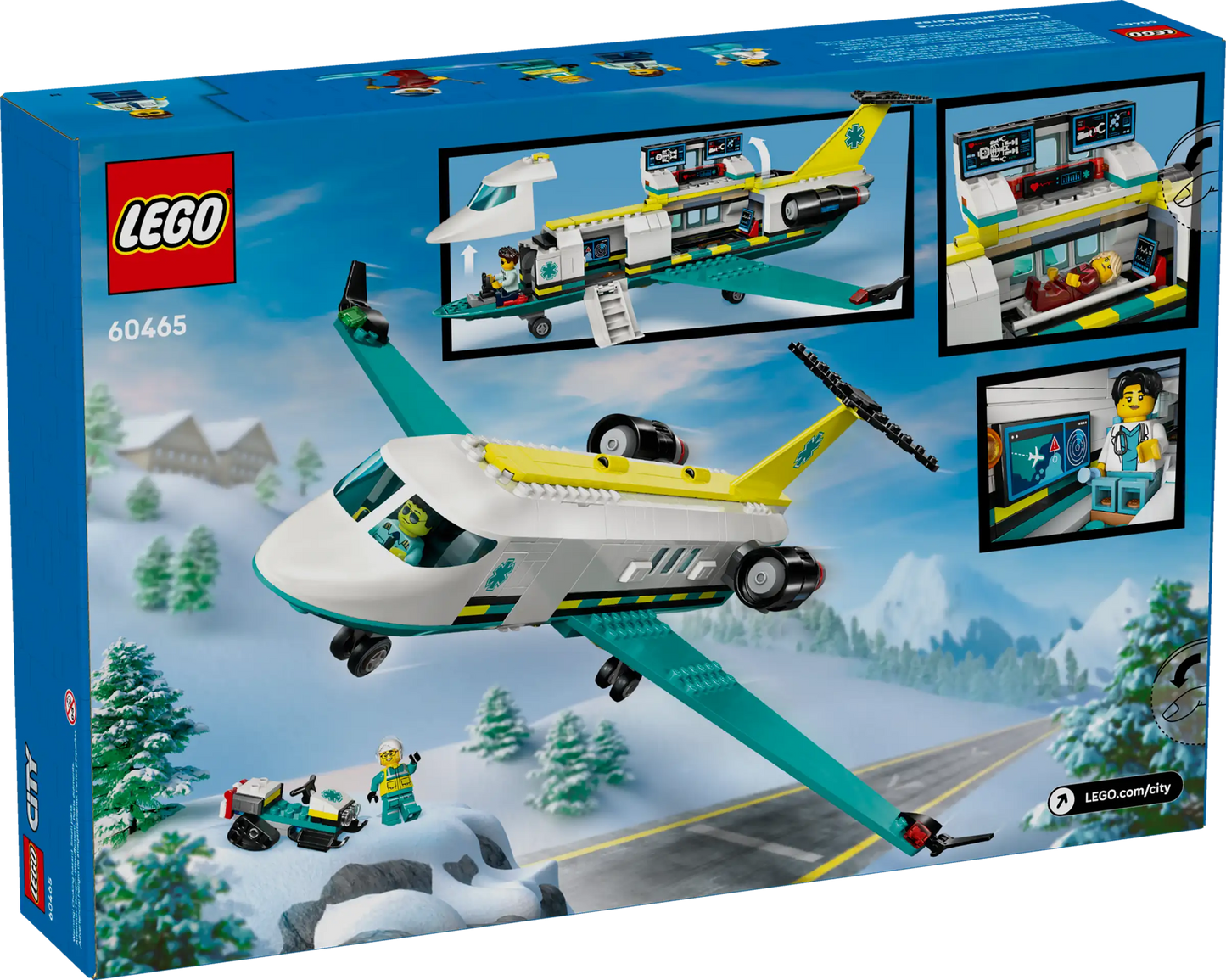 City: Emergency Air Ambulance Airplane Building Set