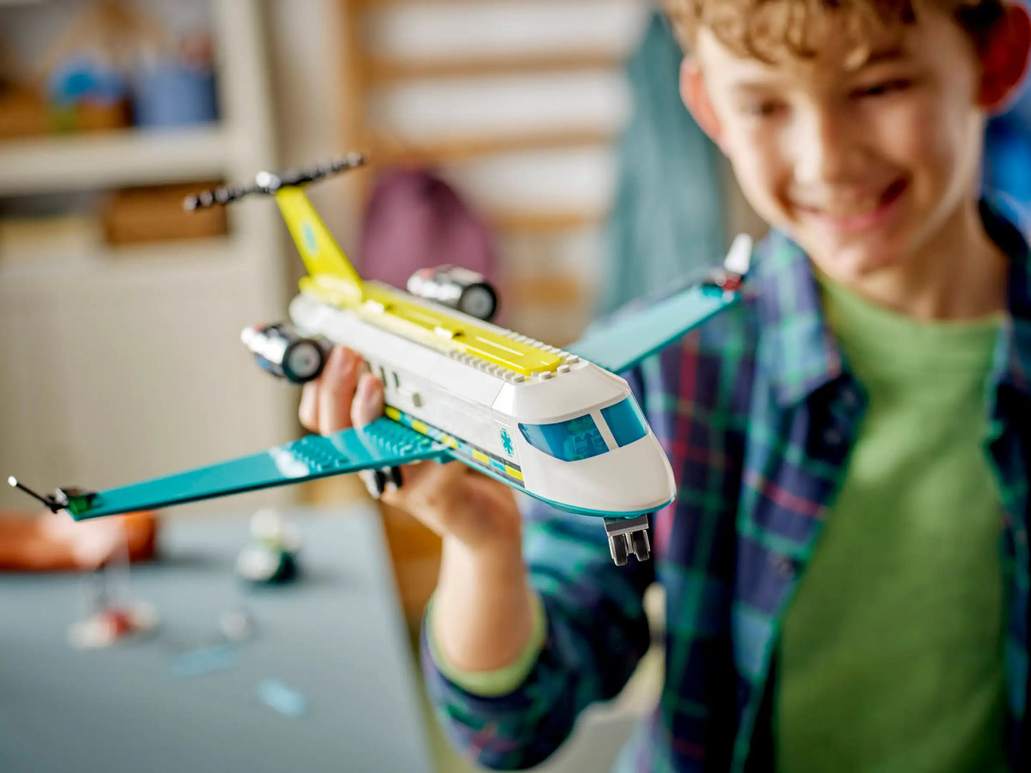 City: Emergency Air Ambulance Airplane Building Set
