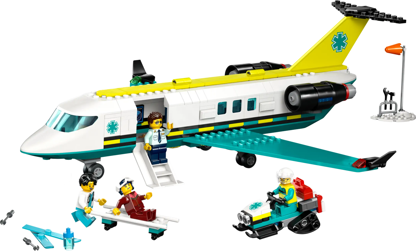 City: Emergency Air Ambulance Airplane Building Set