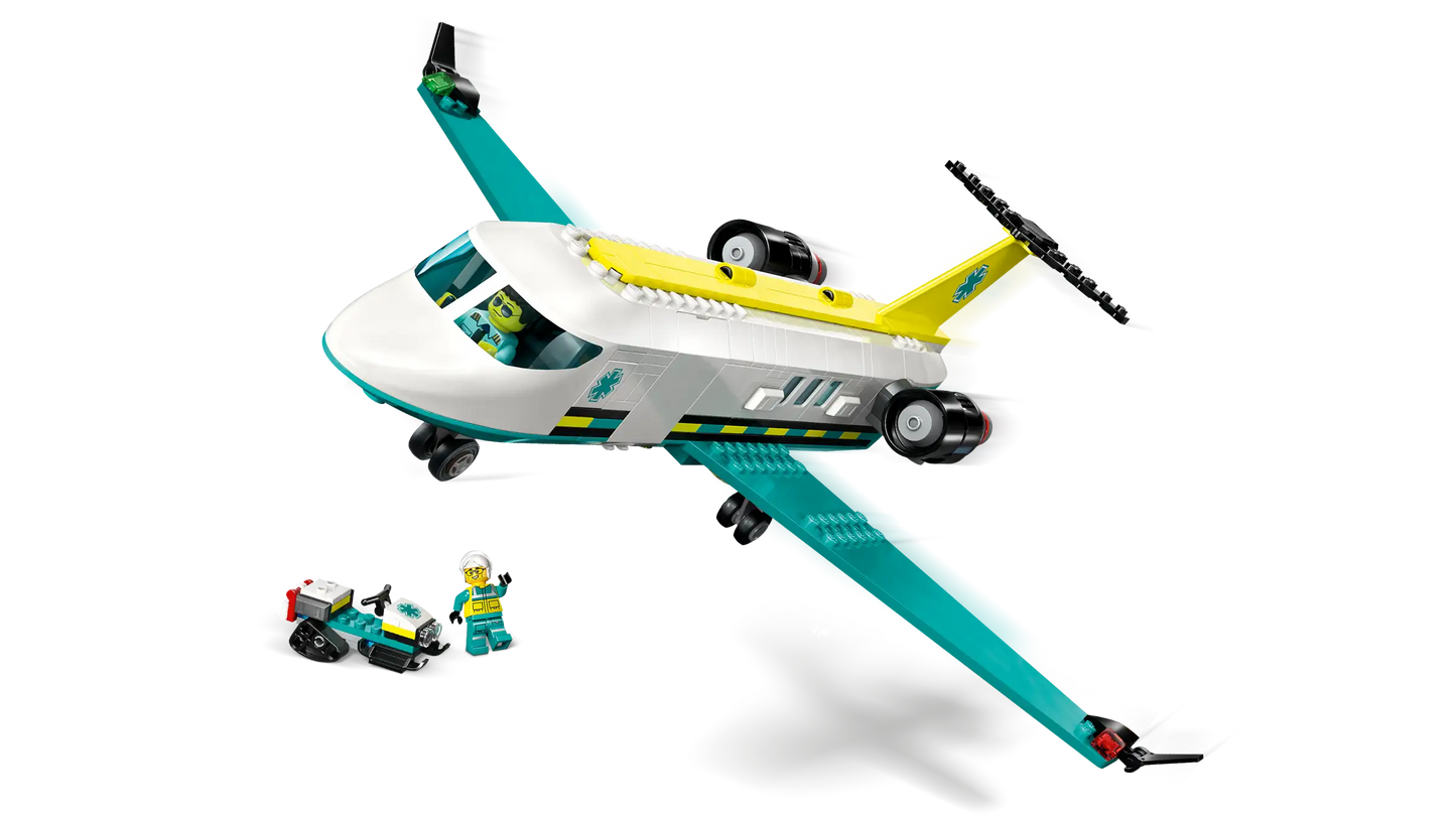 City: Emergency Air Ambulance Airplane Building Set