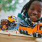 City: Heavy Duty Recovery Tow Truck with Crane Building Set