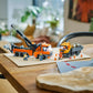 City: Heavy Duty Recovery Tow Truck with Crane Building Set