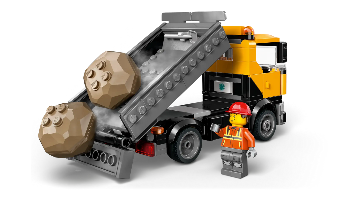 City: Heavy Duty Recovery Tow Truck with Crane Building Set