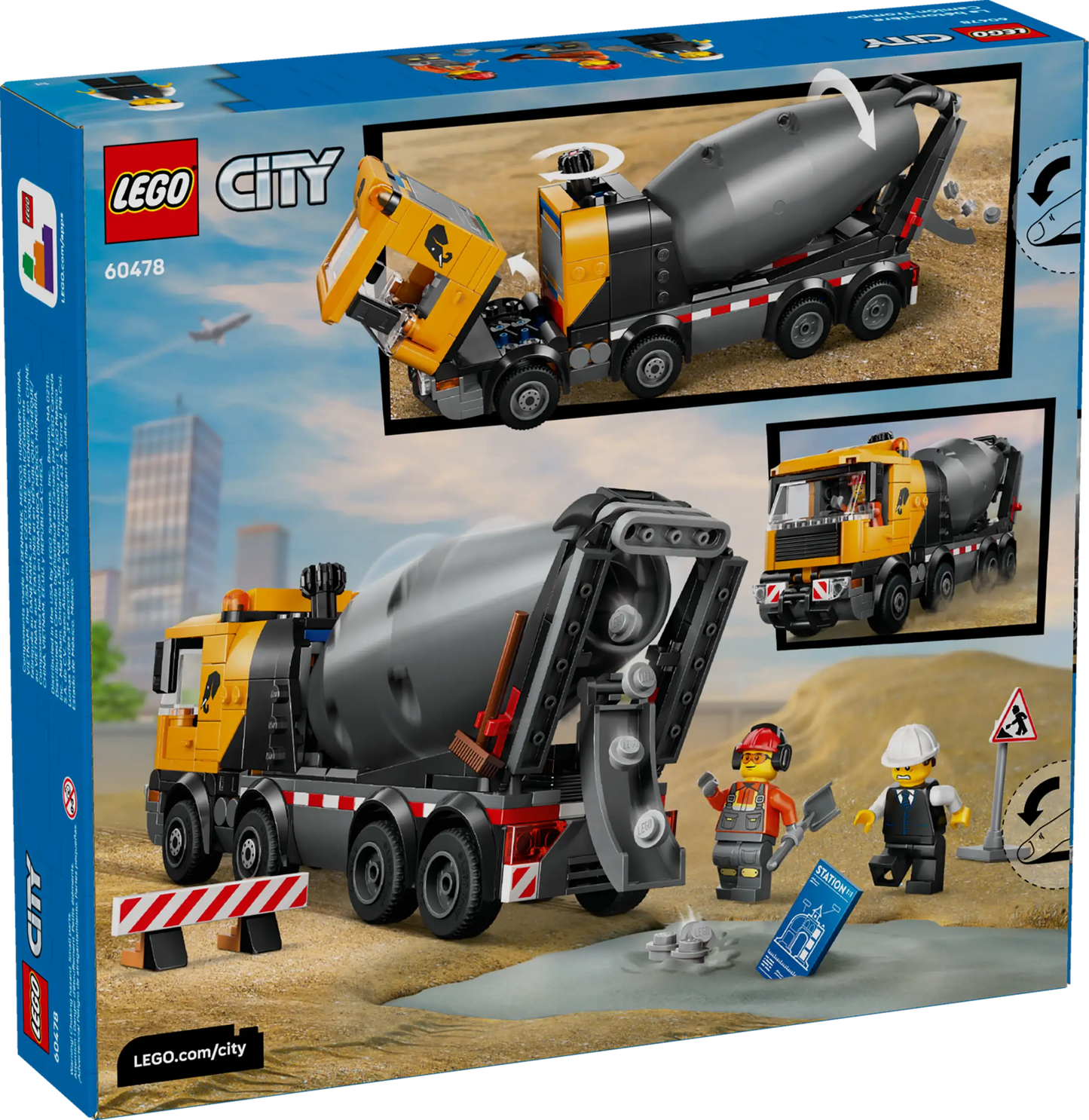 City: Cement Mixer Building Set