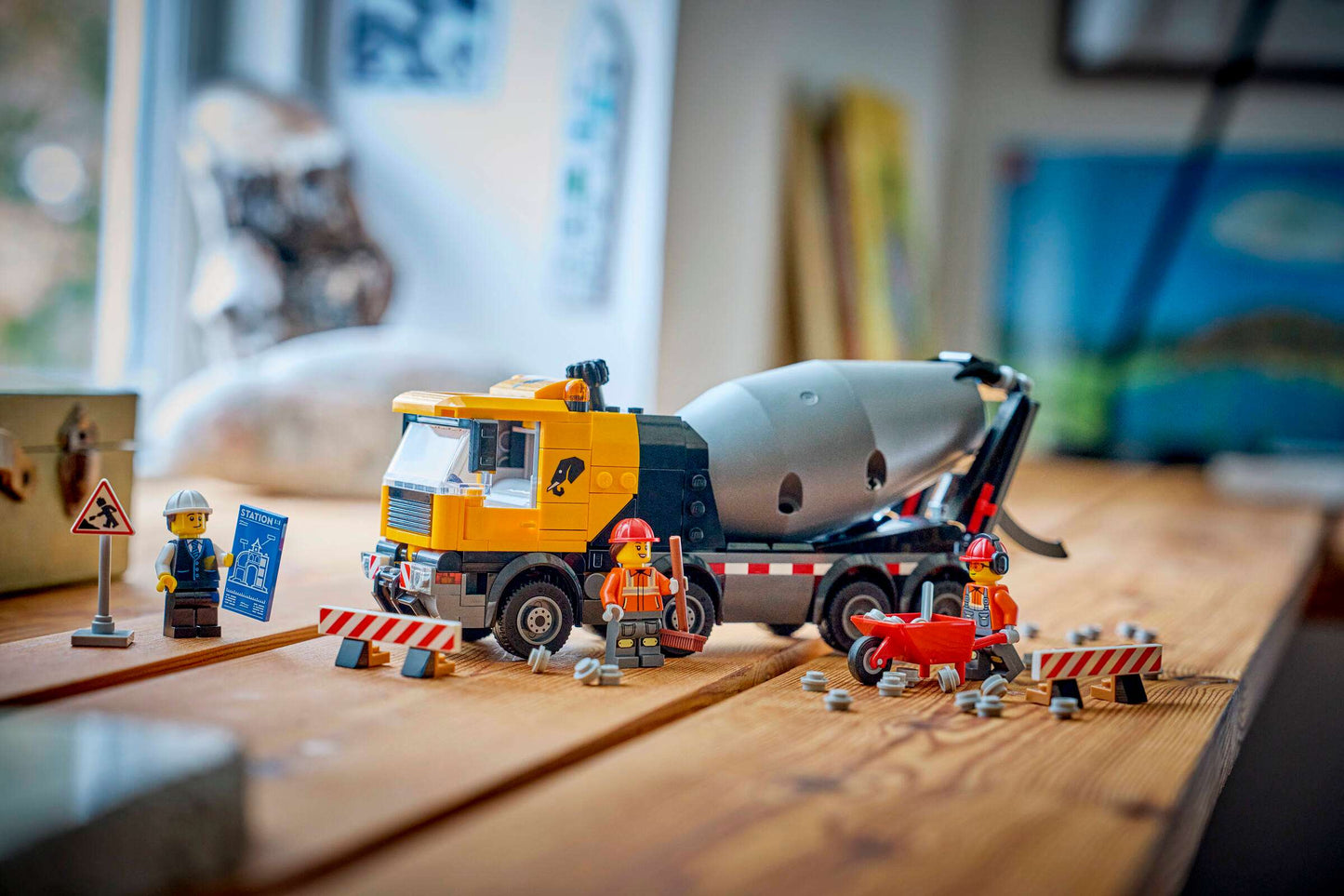 City: Cement Mixer Building Set
