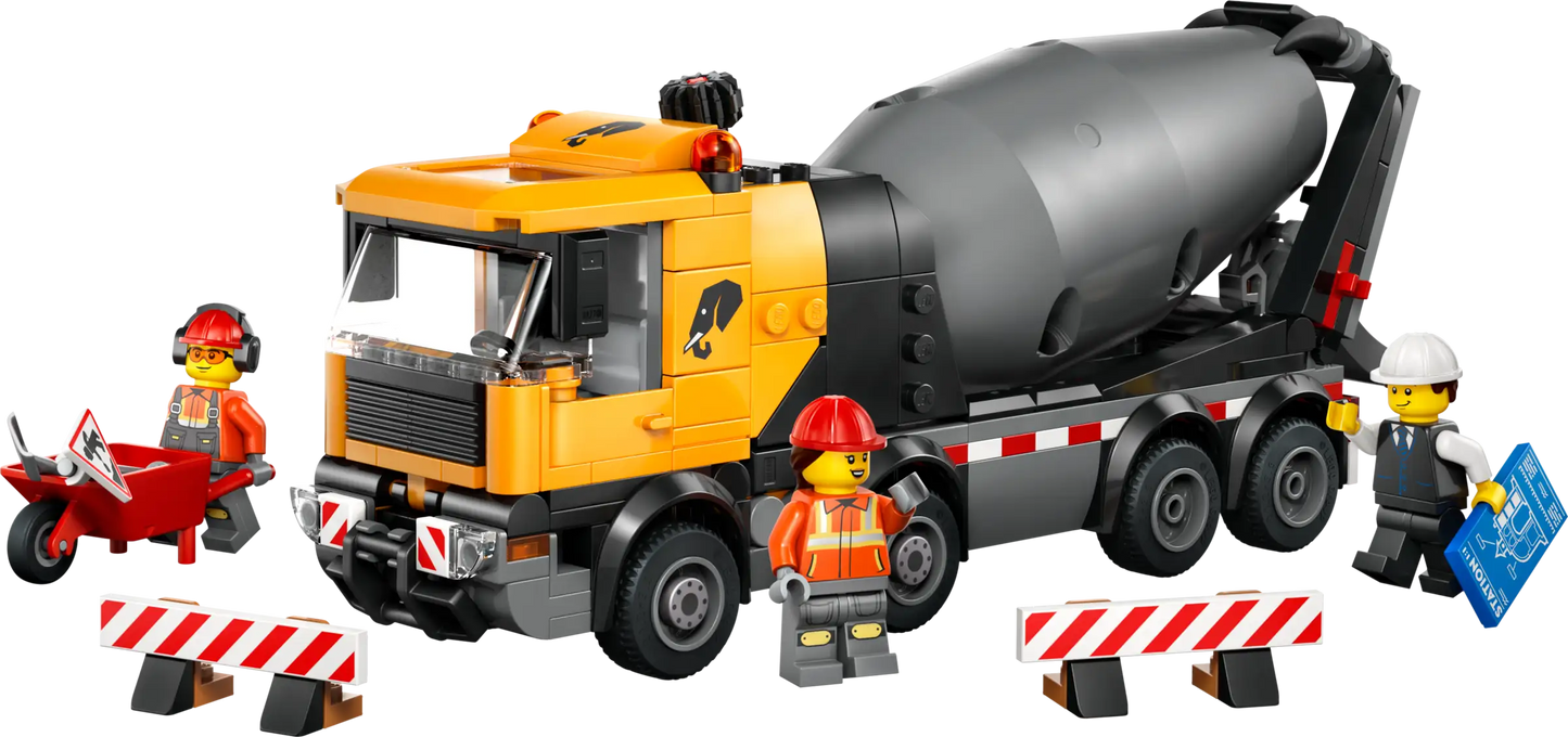 City: Cement Mixer Building Set