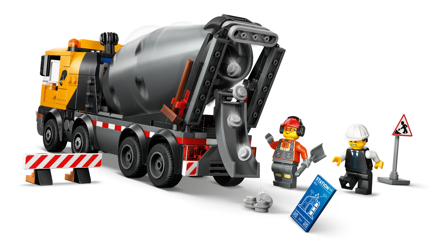City: Cement Mixer Building Set