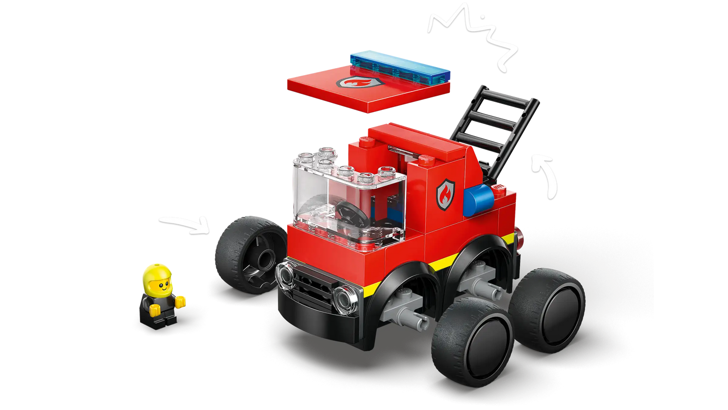 City Rides: Fire Truck Building Set