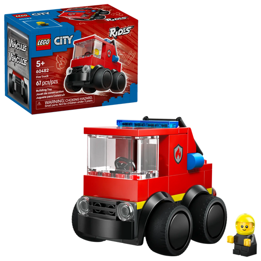 City Rides: Fire Truck Building Set