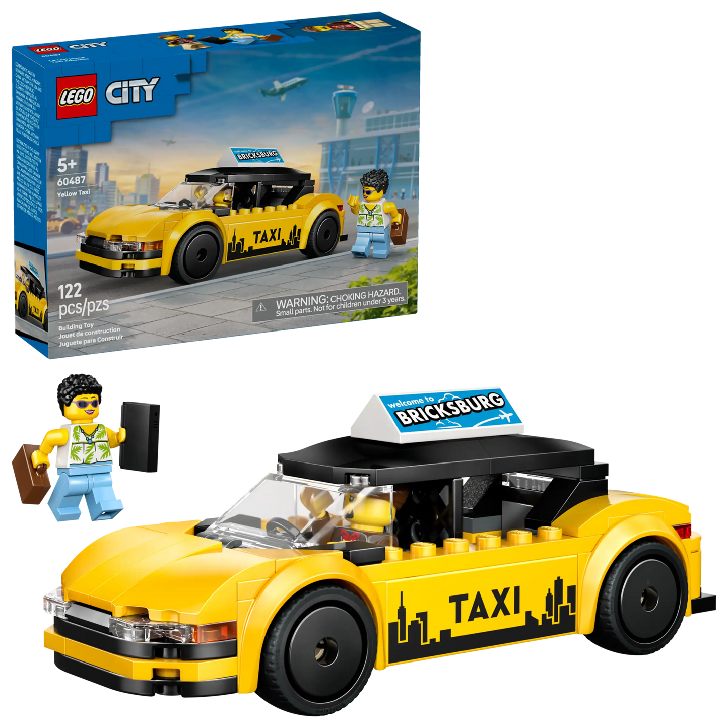 City: Yellow Taxi Building Set
