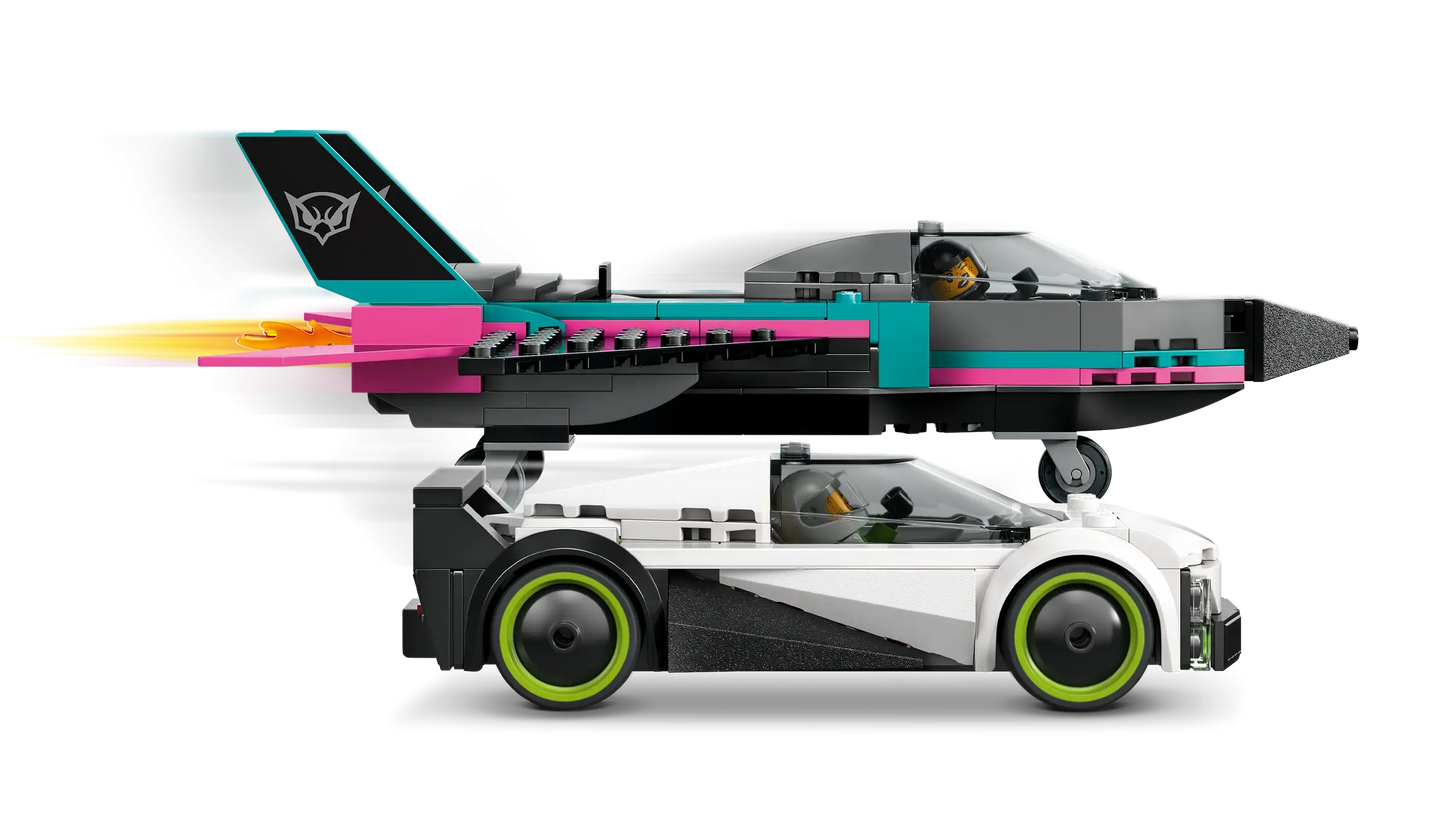 City: Jet vs. Car Building Set