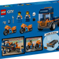 City: Motorcycle Transporter Building Set