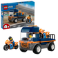 City: Motorcycle Transporter Building Set