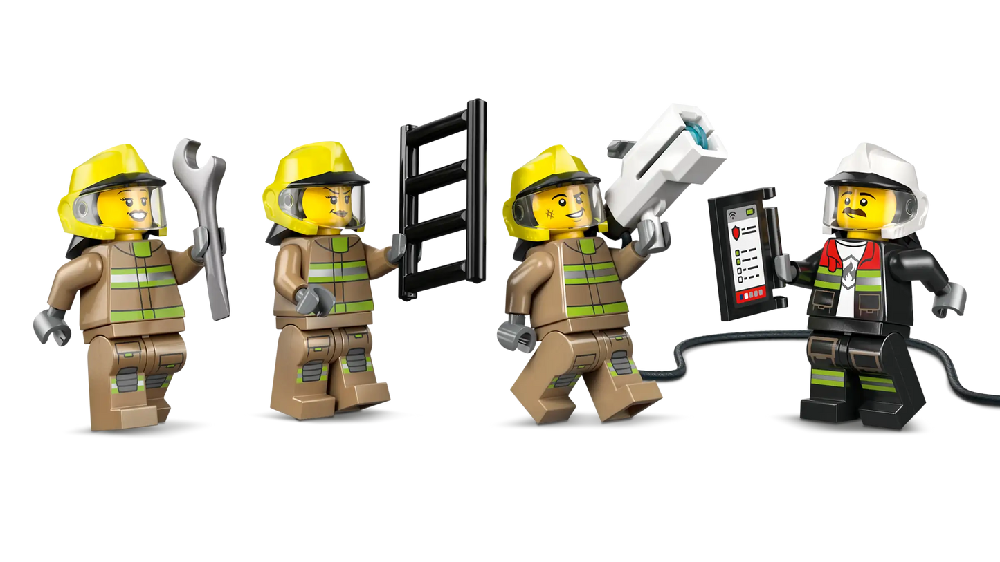 City: Airport Fire Truck Building Set