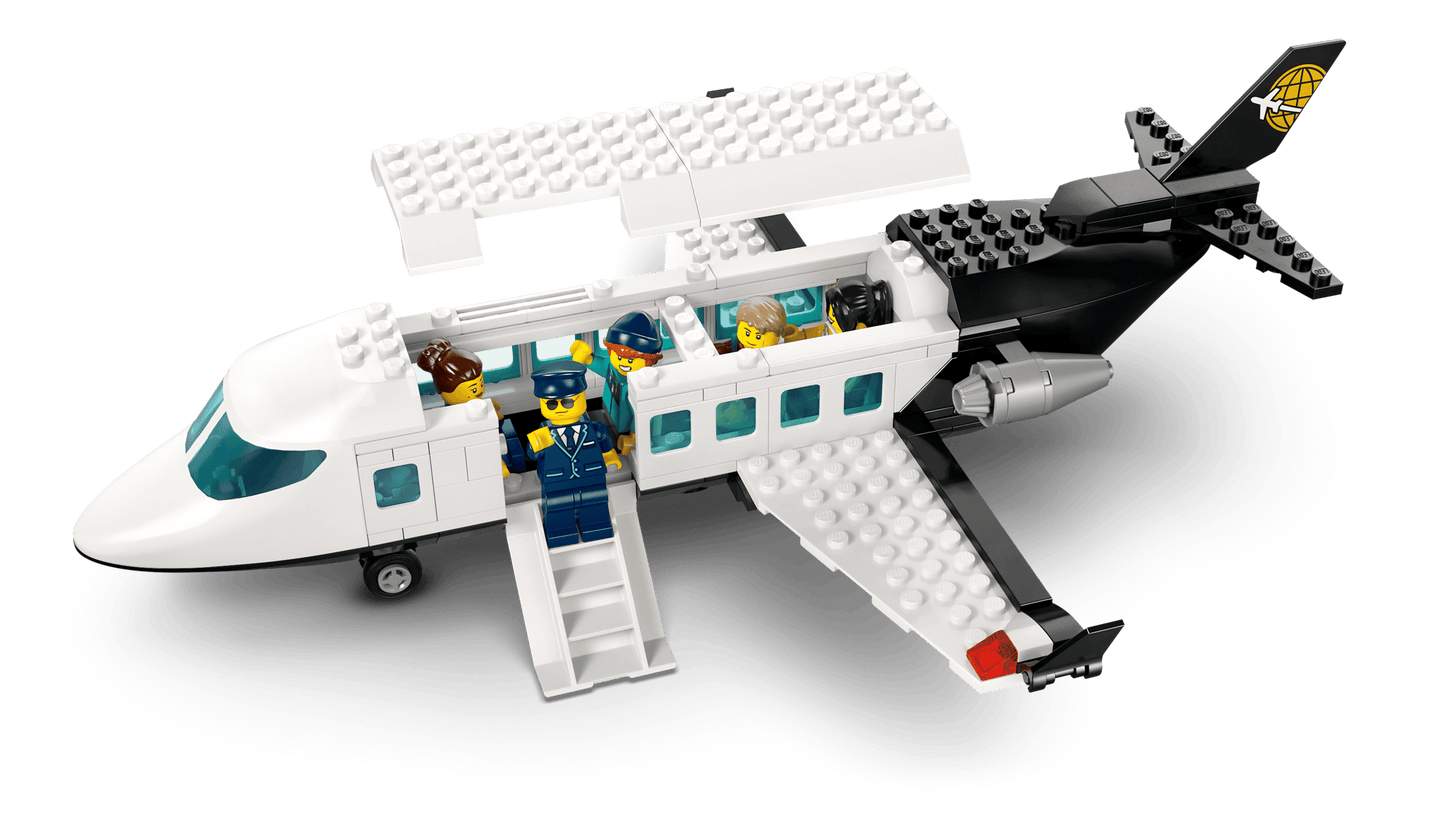 City: Airport with Airplane Building Set