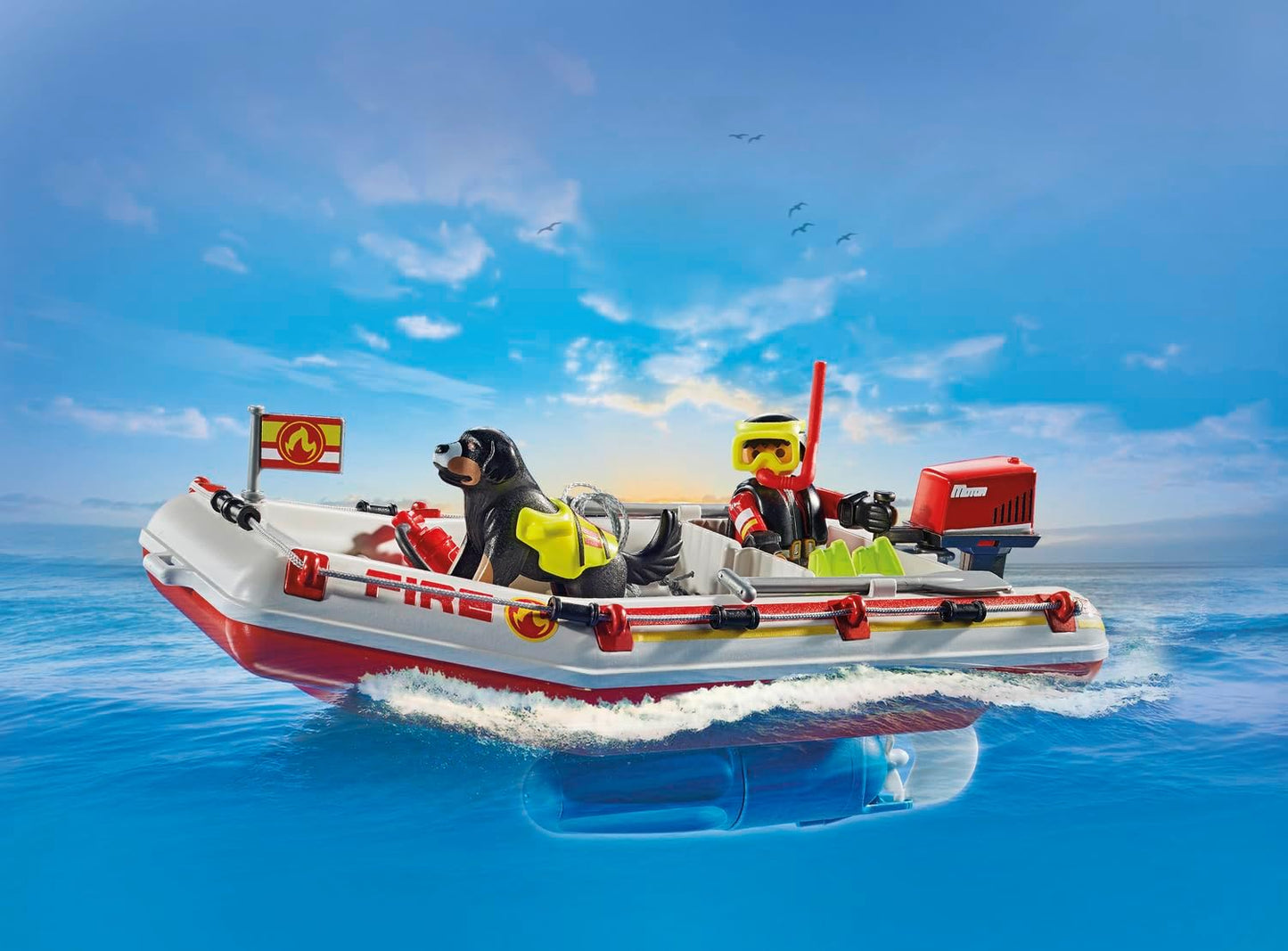 Action Heroes: Fireboat with Aqua Scooter