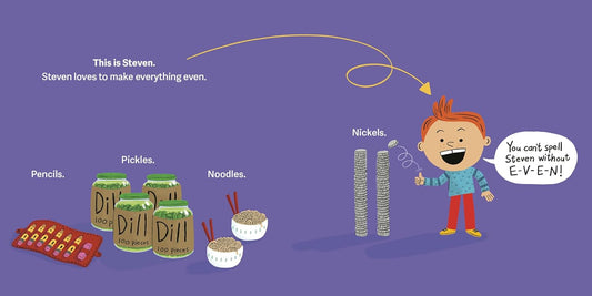 Even Steven: A Book About Sharing - Hardcover Picture Book
