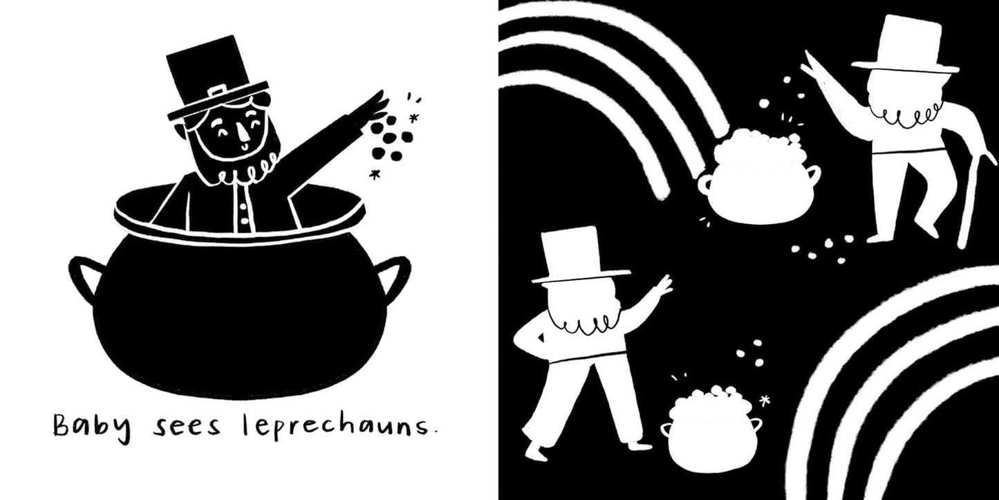 Baby Sees Fairy Tale Creatures - A High Contrast Board Book for Babies