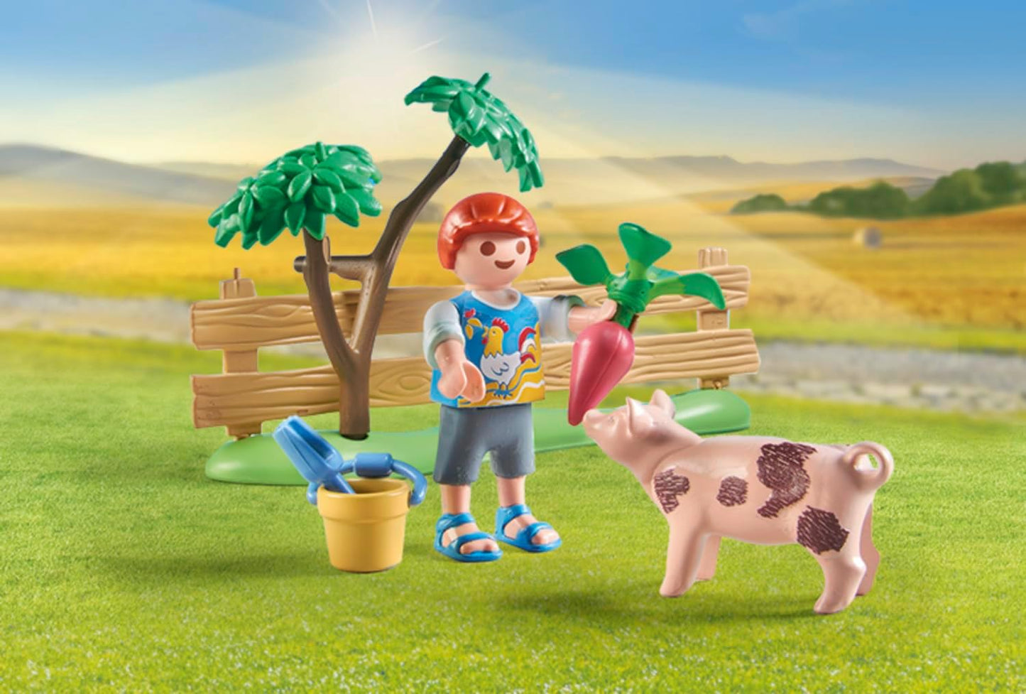 Country: Vegetable Garden with Grandparents
