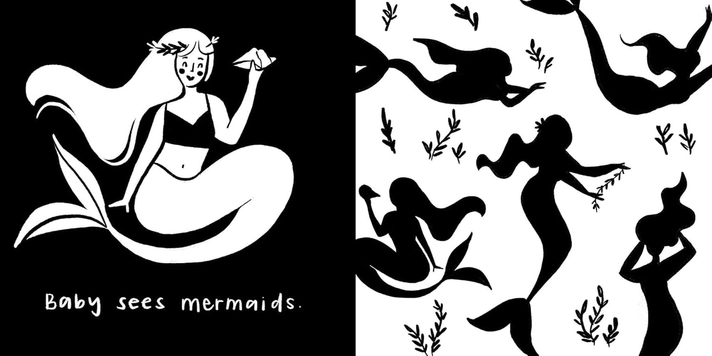 Baby Sees Fairy Tale Creatures - A High Contrast Board Book for Babies
