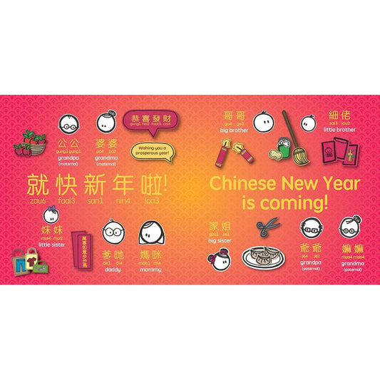 Celebrating Chinese New Year - A Bitty Bao Bilingual Board Book