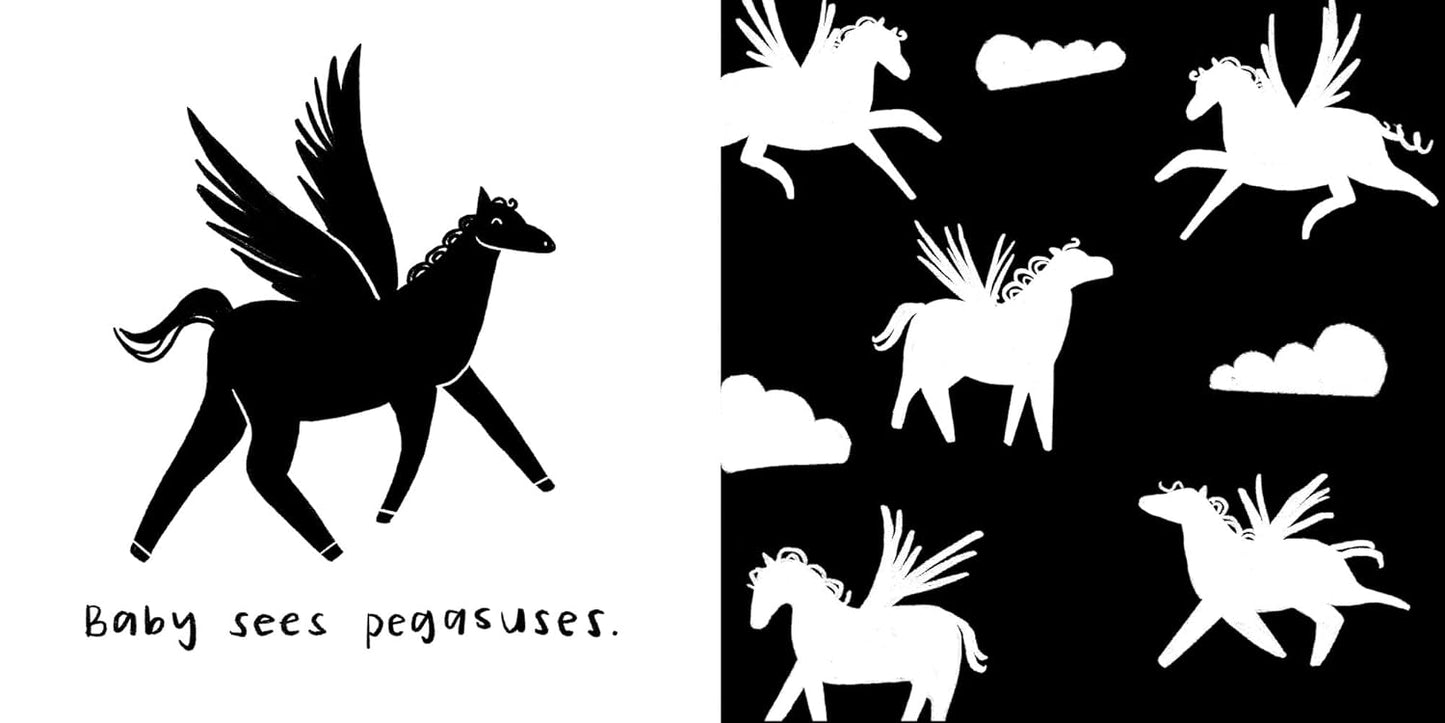 Baby Sees Fairy Tale Creatures - A High Contrast Board Book for Babies