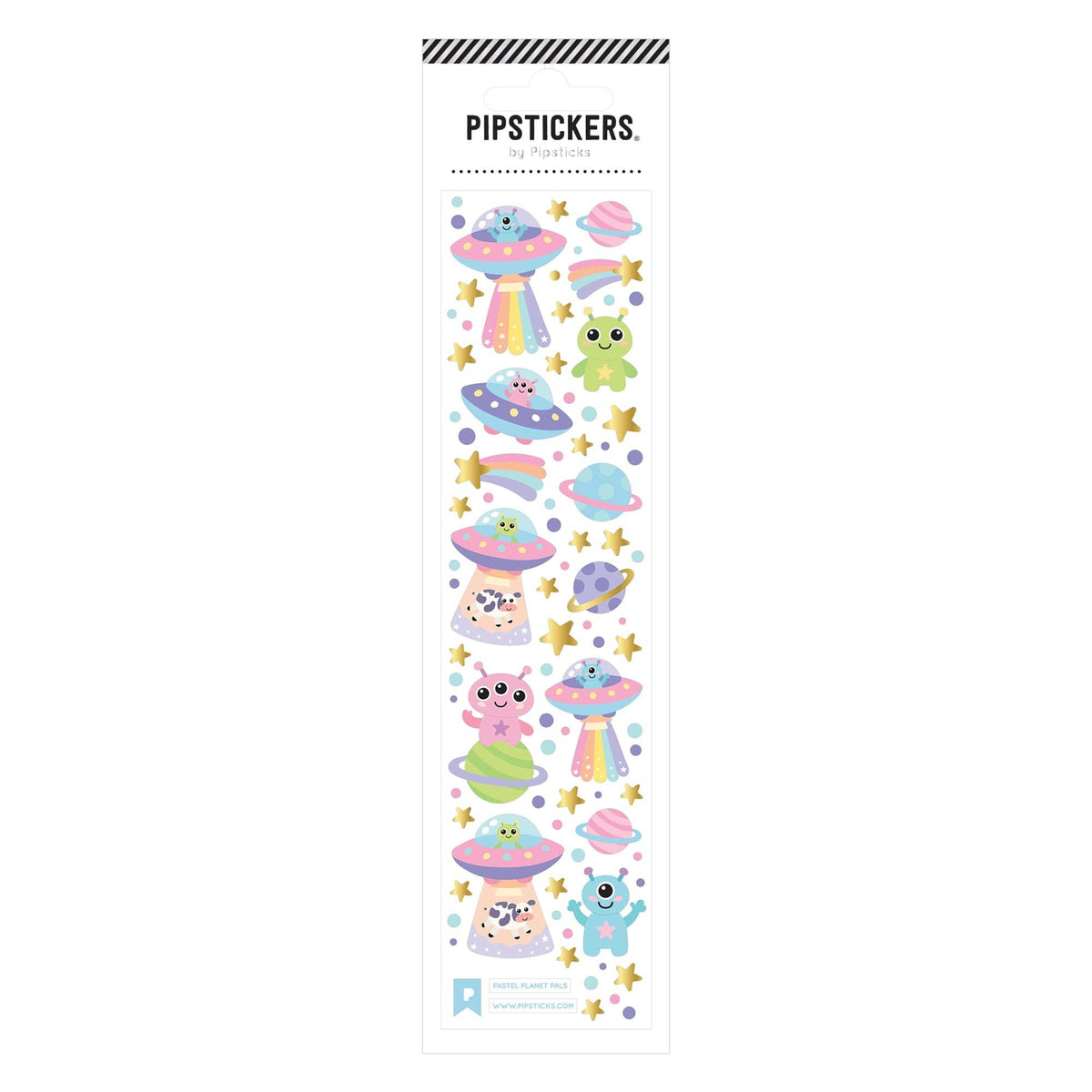 Pastel Planet Pals Stickers