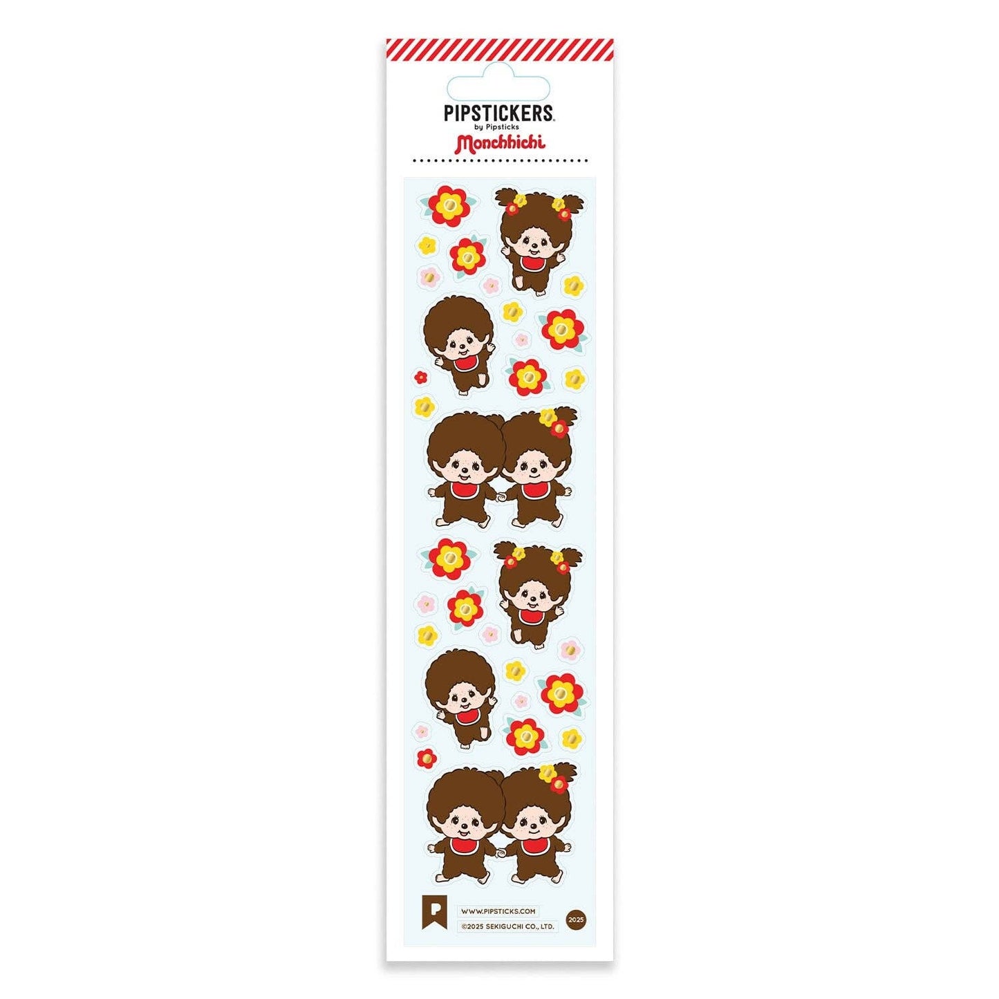 Frolicking Monchhichi Stickers