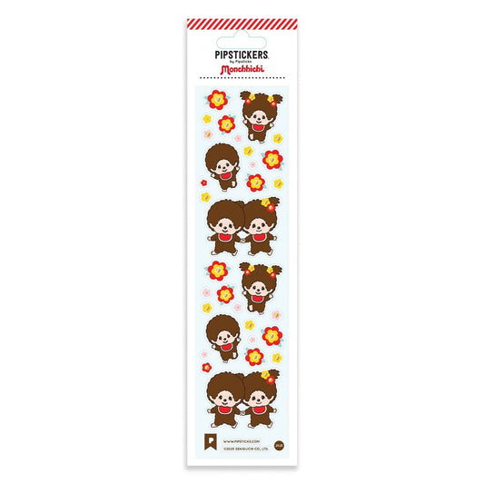 Frolicking Monchhichi Stickers