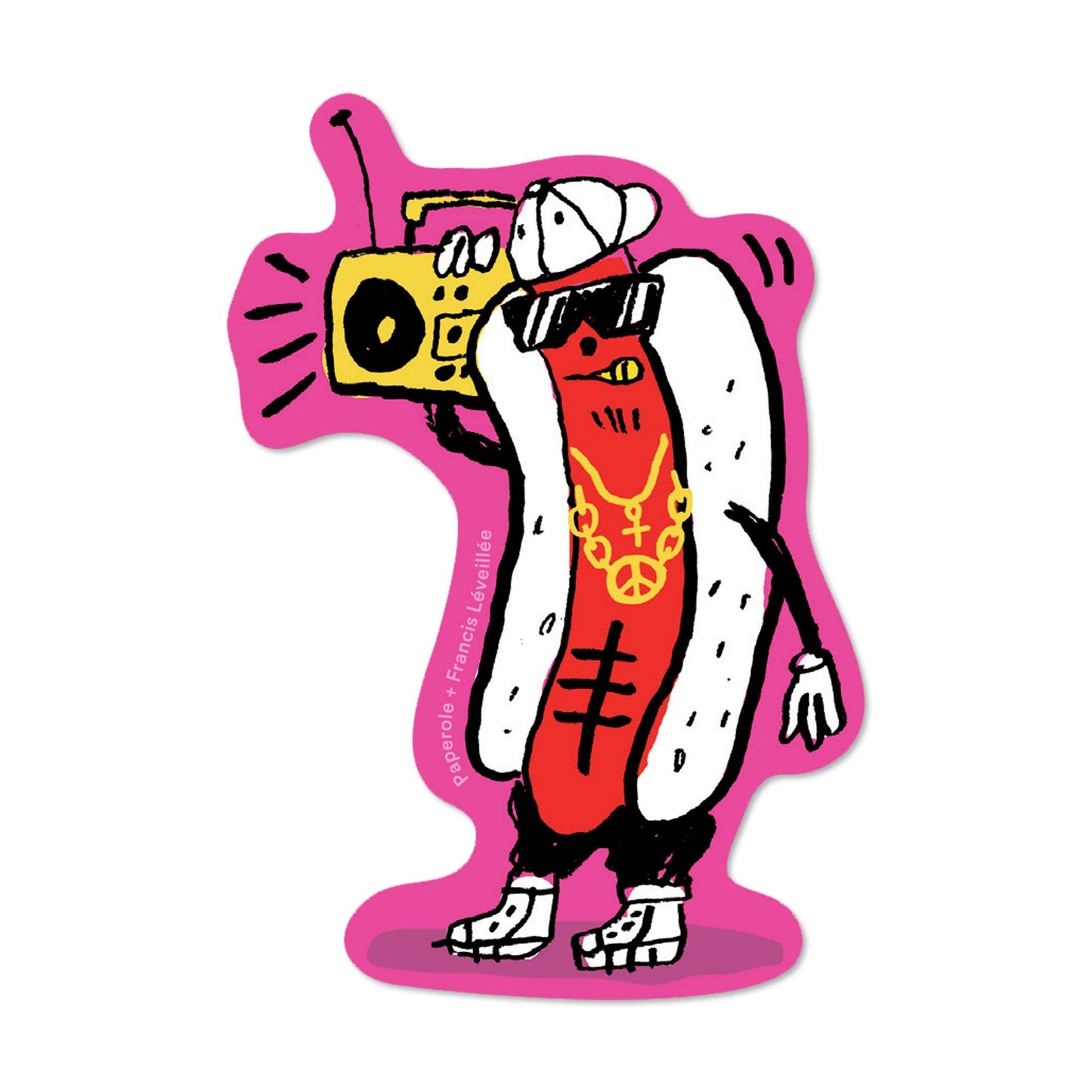 Hot Dog Sticker